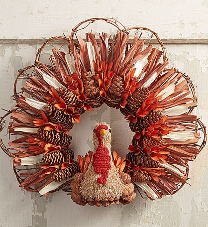 Autumn Turkey Wreath